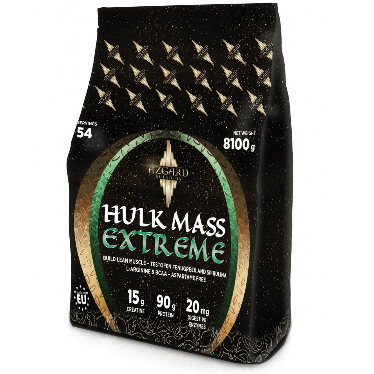 Azgard Nutrition Hulk Mass Extreme-54Serv.-8100G.-Chocolate